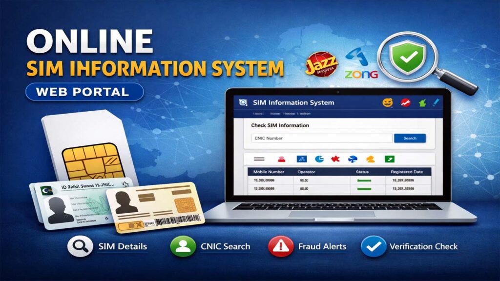 SIM Owner Details 2026: Check Any Mobile Number Owner Name & CNIC