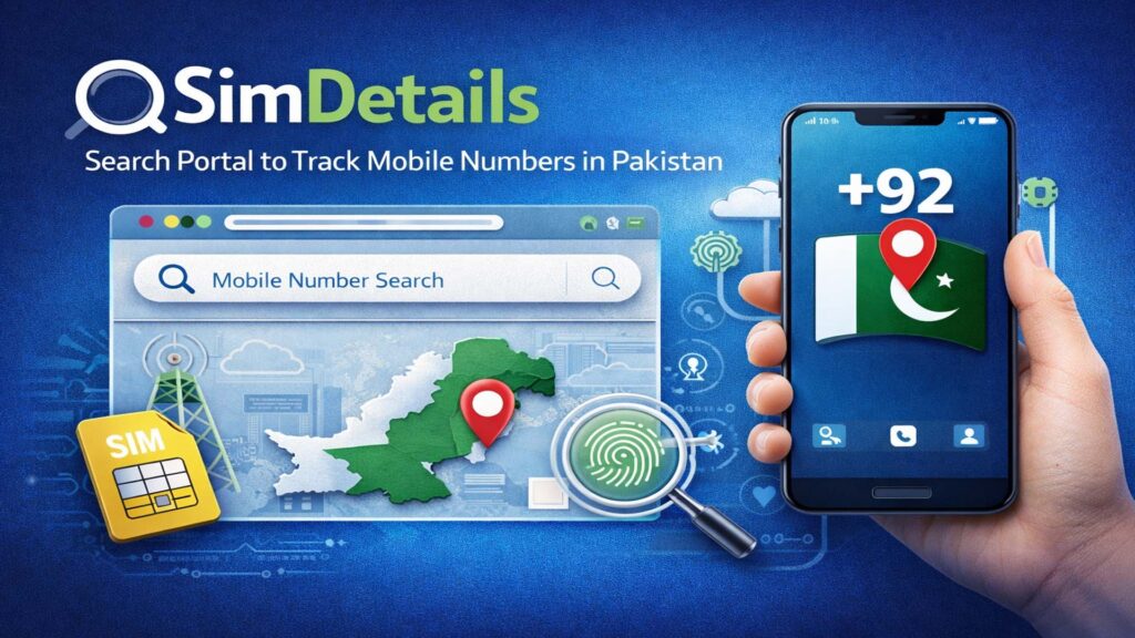 Sim Owner Details Pakistan 2026 | Check Any Mobile Number Free - SimDetailss