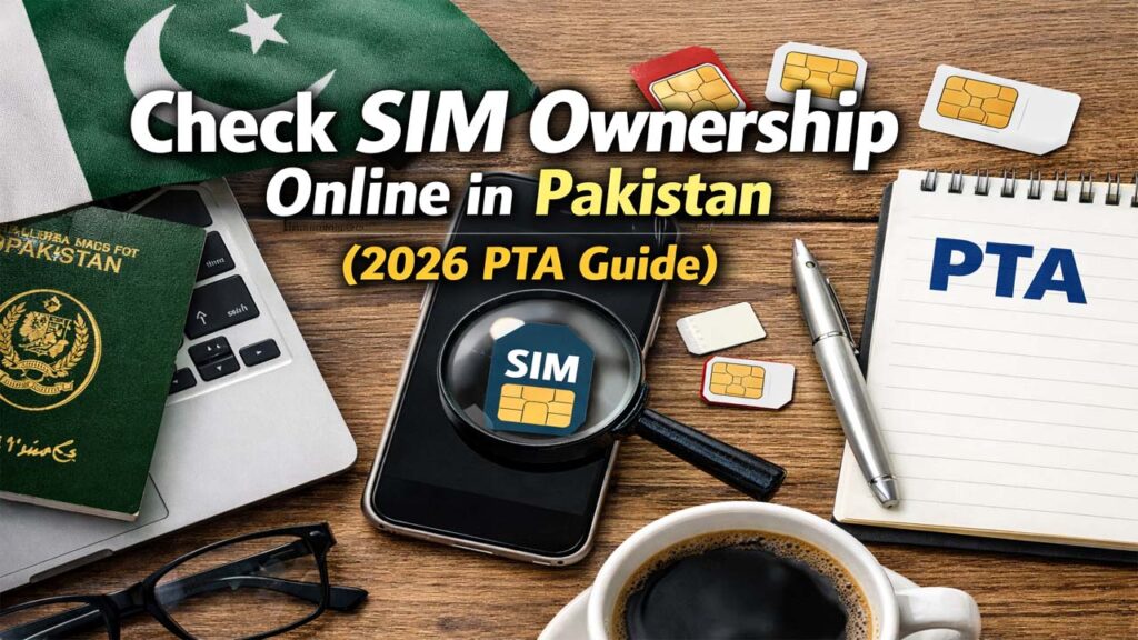 Check SIM Ownership Online in Pakistan (2026 PTA Guide)