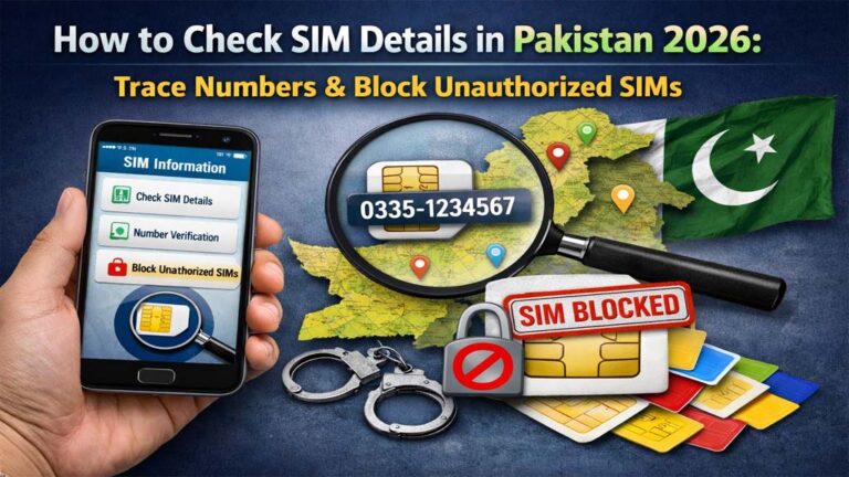 How to Check SIM Details in Pakistan 2026: Trace Numbers & Block Unauthorized SIMs