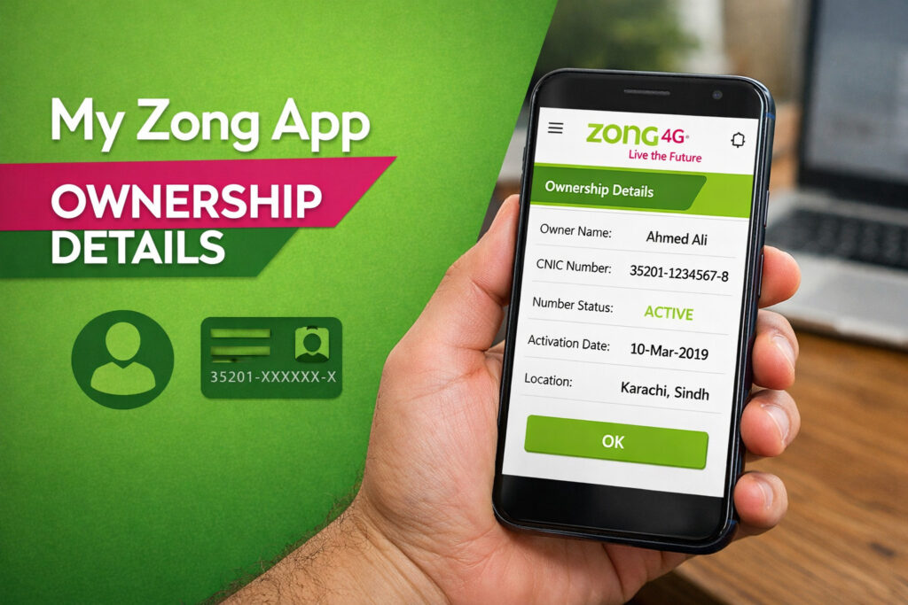 Using the My Zong App for Ownership Details