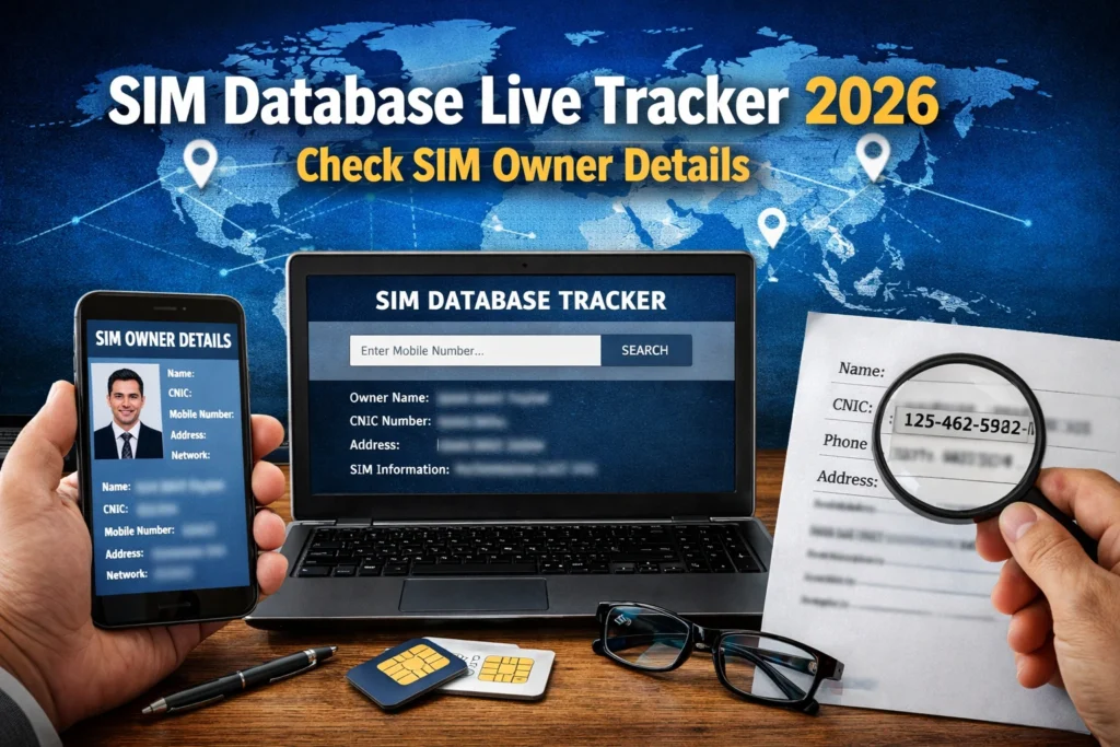 SIM Database Live Tracker 2026 Check SIM Owner Details
