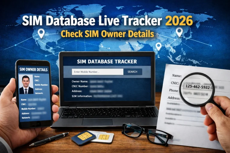 SIM Database Live Tracker 2026 Check SIM Owner Details